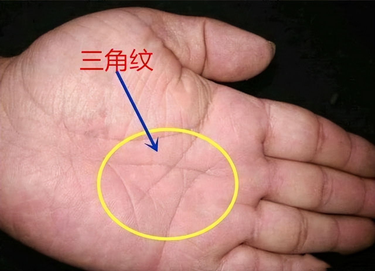 手掌三条线连在一起_手相学三角纹解读_中国古代手相学文化