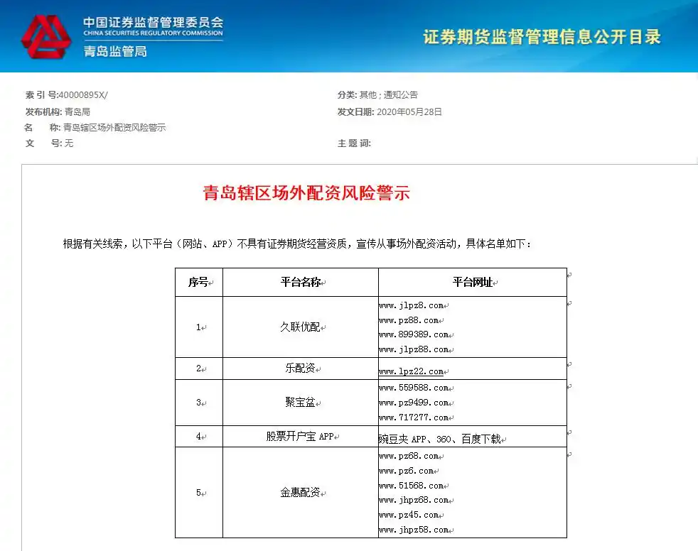 场外配资监管整顿 非法配资黑名单 投资者风险防范_民间场外配资违法吗