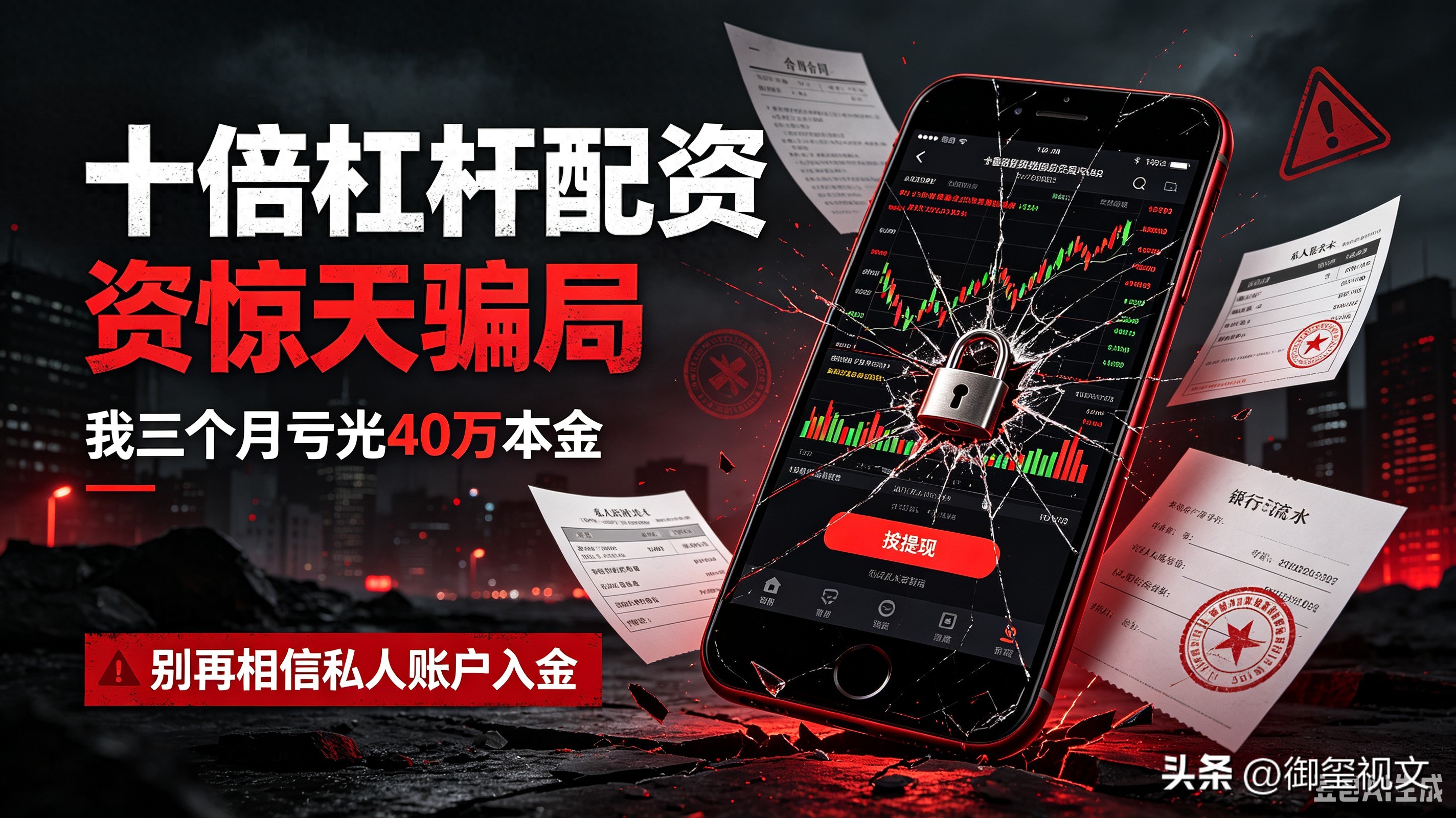 揭秘股票配资陷阱，别再被‘高杠杆一天赚翻’骗了