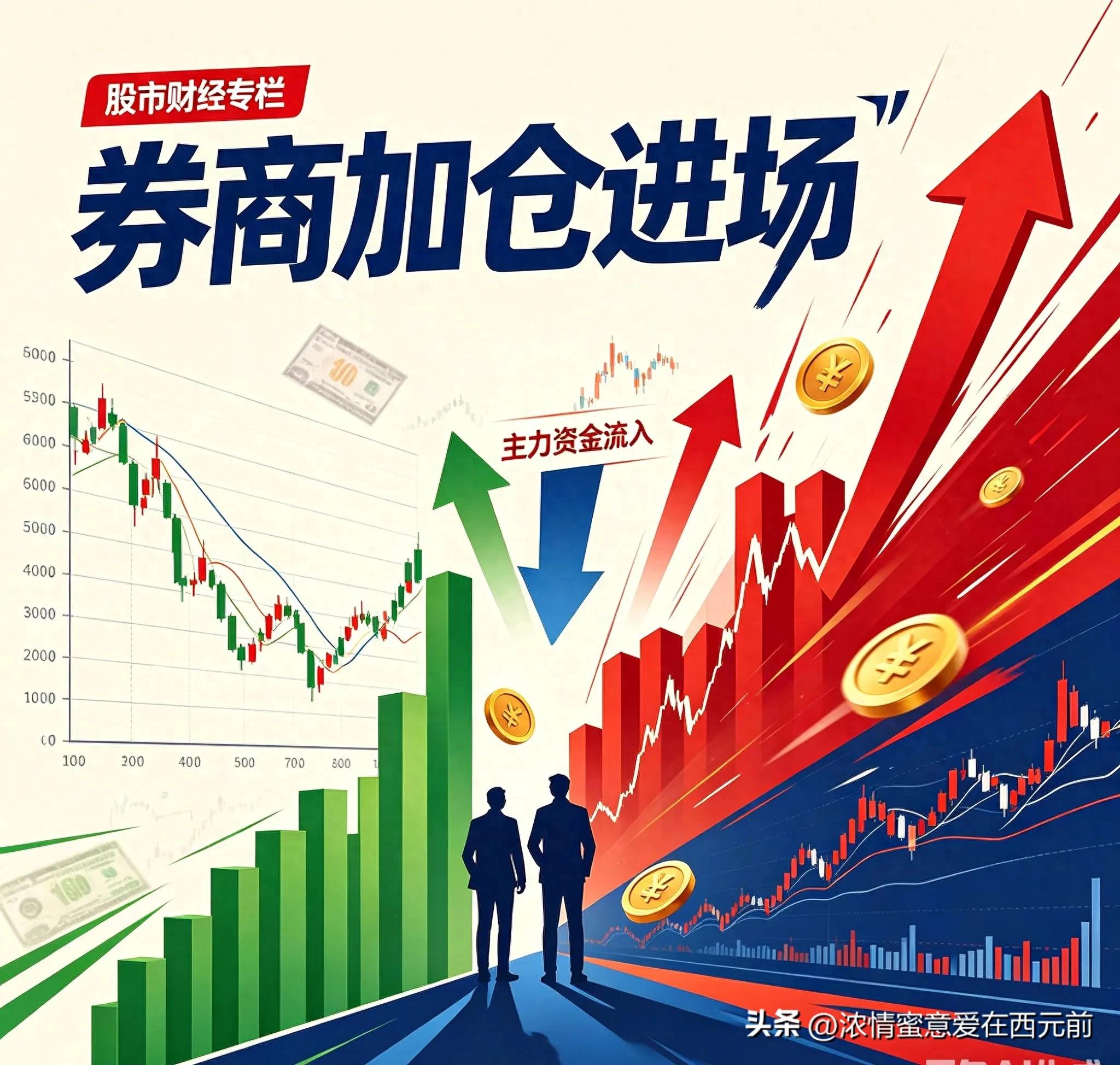 主力偷偷吸筹券商，大单净流入选股公式抓机会