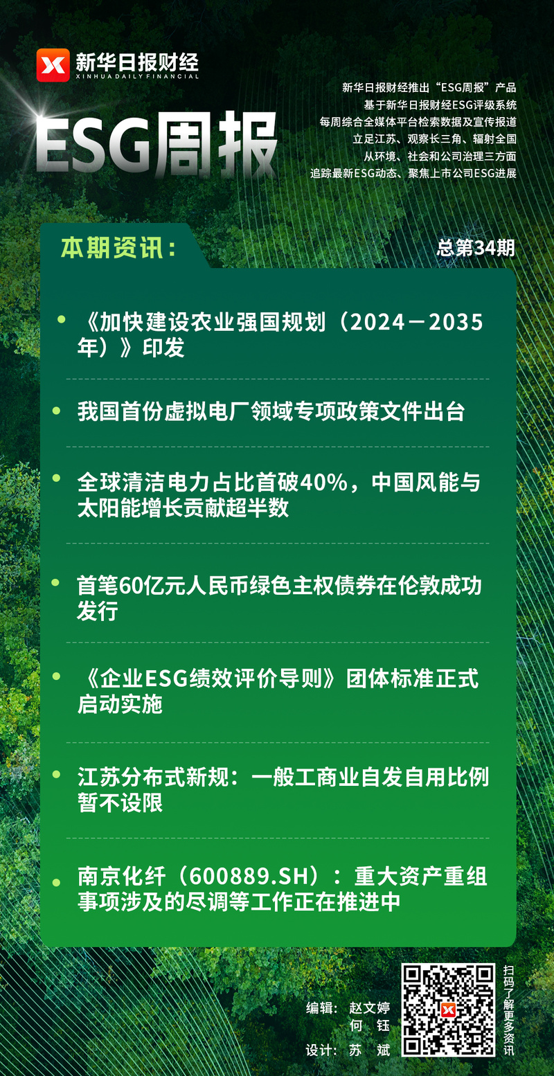 《加快农业强国建设规划（2024-2035年）》印发