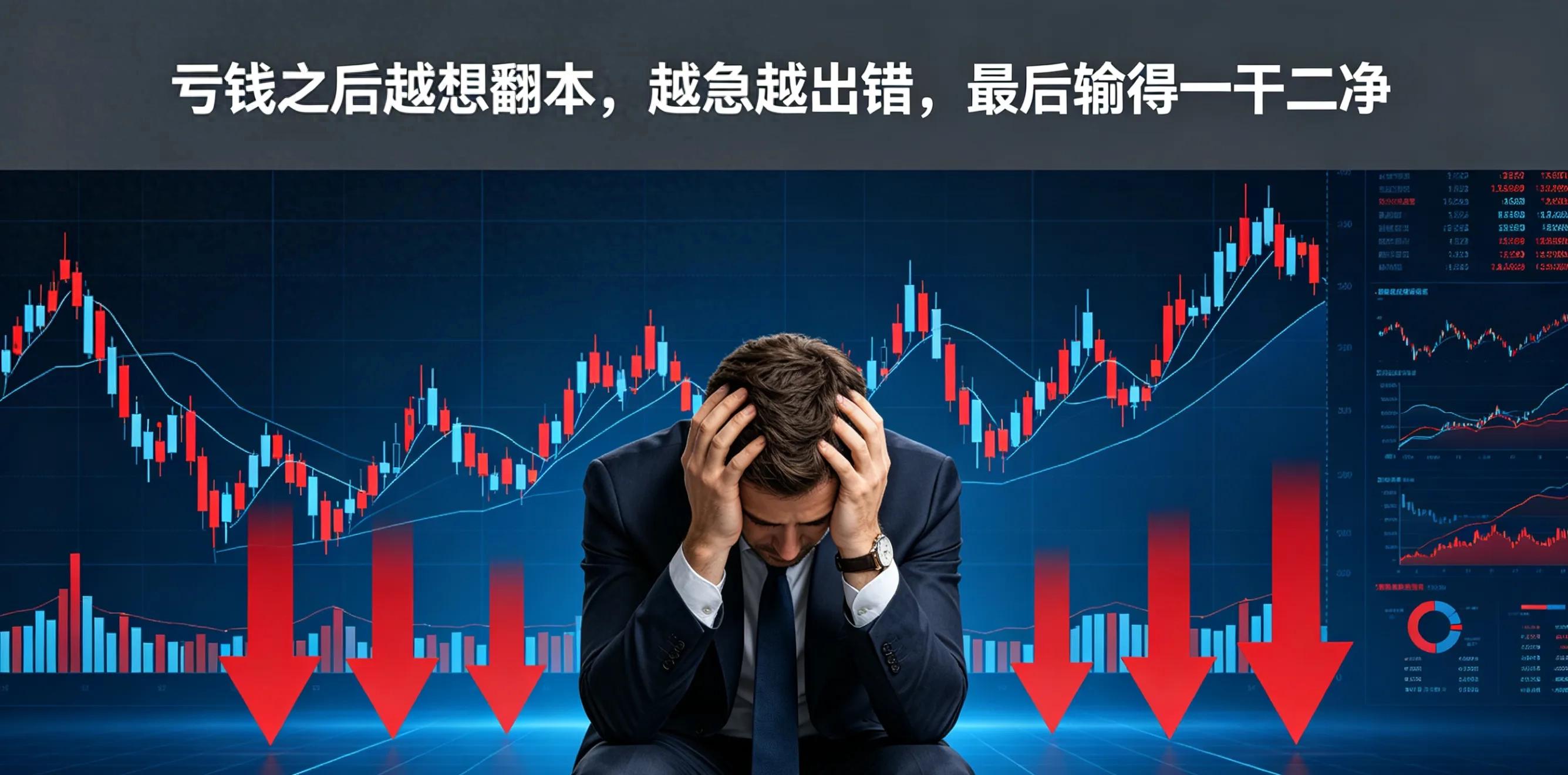 股票被套50%别急着翻本，越急越亏的真相在这