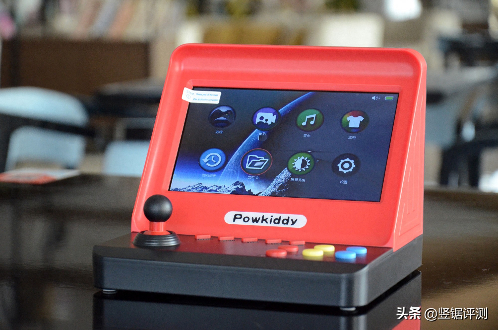 黑色手柄的小霸王风格街机 童年摇杆回忆