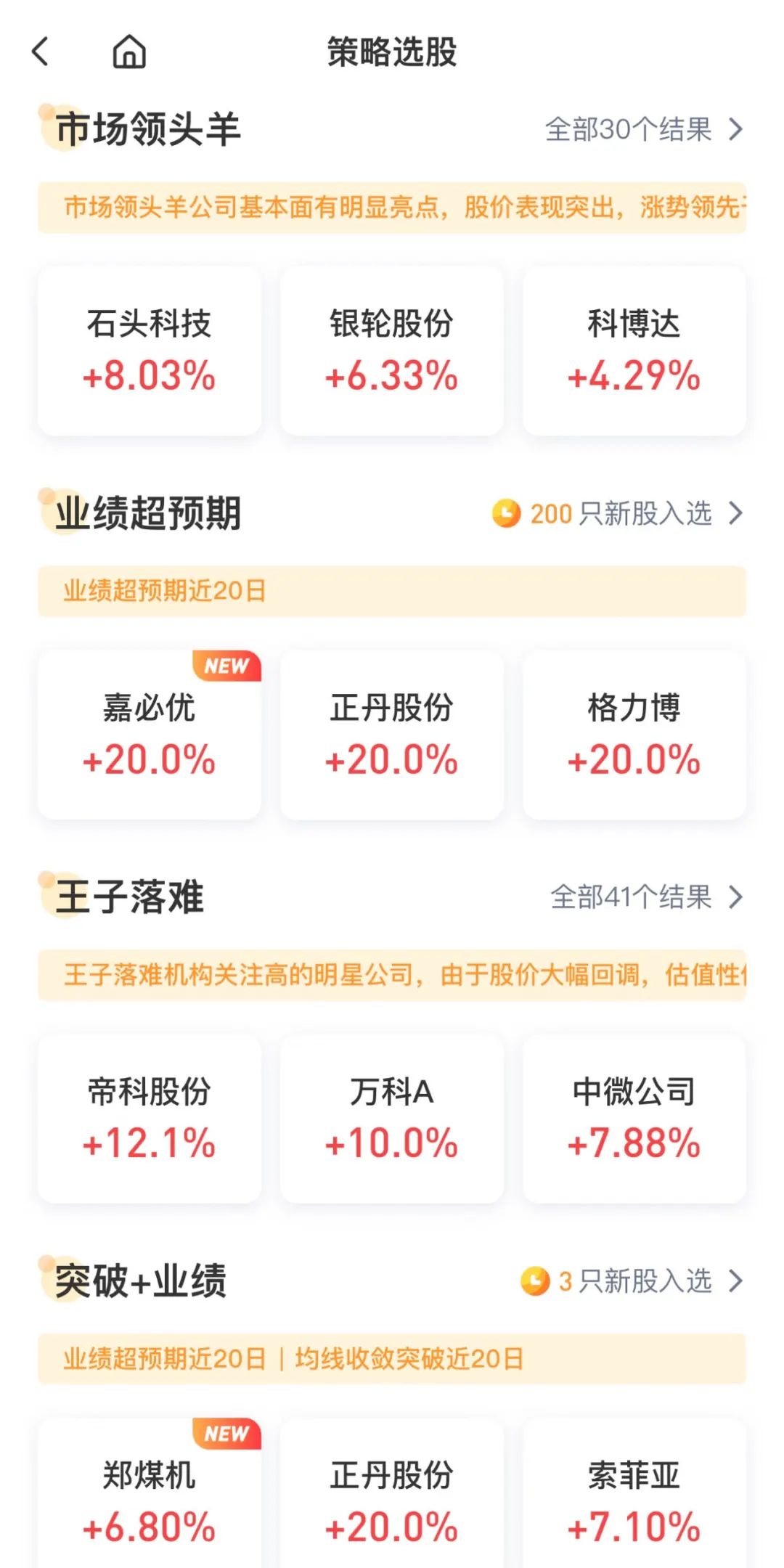芝士财富软件筛选优质好票_芝士财富软件看公司基本面_股票业绩怎么看