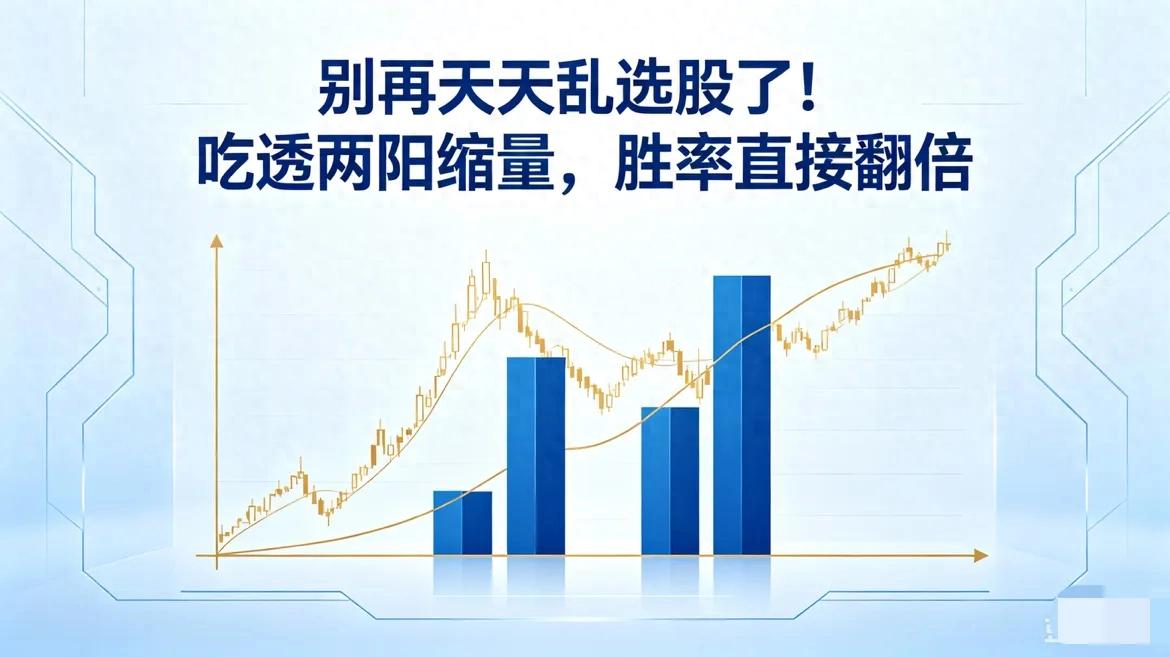 散户亏损根源与减法交易思想_如何设置止损止盈比例_A股两阳缩量形态交易策略